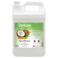 TropiClean Gentle Coconut Hypoallergenic hipoalerginis šampūnas šuniukams ir kačiukams - Produkto Tūris 3.8L