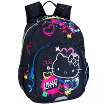 Mokyklinė kuprinė Hello Kitty juoda neoninė – CoolPack