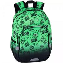 Mokyklinė kuprinė Game Over žalia – CoolPack