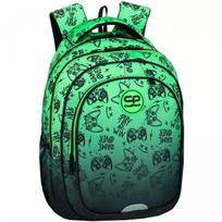 Mokyklinė kuprinė Game Over žalia – CoolPack