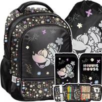 Mokyklinė kuprinė Minnie Mouse juoda – Paso