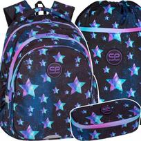 Mokyklinė kuprinė Star Night rinkinys 3 dalių – CoolPack