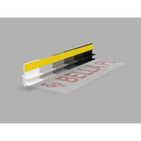 BELLA PLAST deformacinis PVC profilis su tinkleliu BP13 9/6