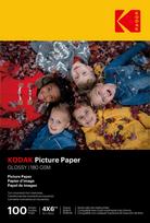 Kodak 180gsm 9.1mil Glossy 4x6x100
