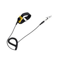 StarTech.com Antistatic wrist strap with grounding cable, ESD-safe band with a 5ft / 1.5m detachable cord, prevents electrostatic discharge, adjustable fit, TAA compliant