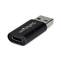 StarTech.com USB-A to USB-C Adapter, USB-A Male to USB-C Female Converter, 10Gbps USB, 5V 900mA, USB to USB-C Adapter for USB-A Chargers/Hubs