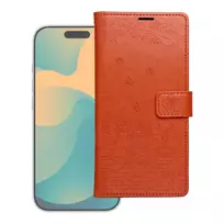 OEM MEZZO bookcase for Redmi Note 15 5G, cats brown