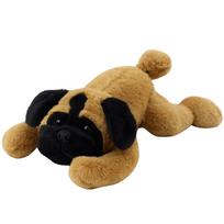 Pliušinis mopsas gulinčios formos 40 cm