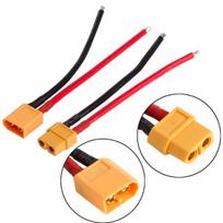 XT60 Baterijų Laidas 14AWG 10cm