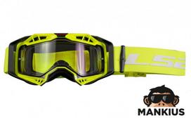Akiniai BLACK H-V YELLOW WITH CLEAR VISOR PINLOCK EXTRA