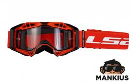 Akiniai BLACK RED WITH CLEAR VISOR PINLOCK EXTRA