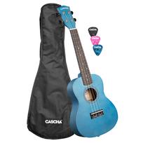 Koncertinė ukulelė Cascha Linden mėlyna CUC103