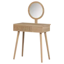 Prieškambario / kosmetinis staliukas Soof, 125 x 70 x 40 cm, medis, natūrali