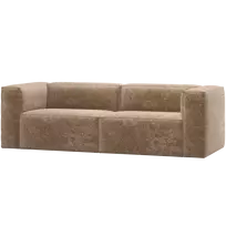 Sofa Bean, 73 x 242 x 96 cm, aksomas, rožinė