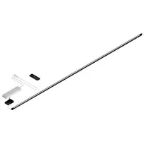 LED juostos komplektas, 2 x 170 x 1 cm, juoda / balta