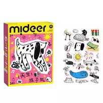 Mideer tatuiruočių / lipdukų rinkinys - maxi pink