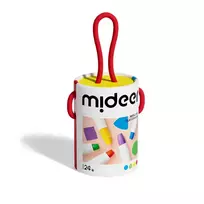 Mideer šilkinės kreidelės - 24 spalvos