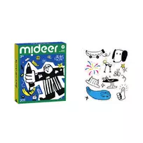 Mideer tatuiruočių / lipdukų rinkinys - mini blue