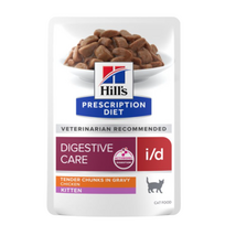 Hill's PD Feline i/d Kitten Ckn Pouch konservai katėms 12x85g