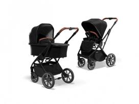 Universalus vežimėlio komplektas Moon ROCCA 2 in 1 Black
