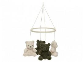 Jollein Teddy Bear karuselė Leaf Green/Naturel