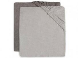 VYSTYMO LENTOS PAKLODĖS JOLLEIN 50X70CM TERRY Soft grey/Storm grey 2vnt