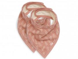 Jollein seilinukas Bib Bandana Meadow Rosewood
