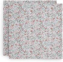 Jollein muslino audinio vystyklų rinkinys 115x115cm Bloom 2vnt.