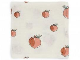 Jollein muslino audinio vystyklų rinkinys 70x70 Peach 3vnt.