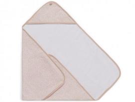 Jollein rankšluostis su gobtuvu Snake Pale Pink 75x75 cm