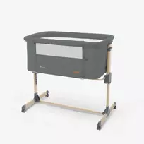 Kūdikių lovytė KikkaBoo Amaris Dark Grey
