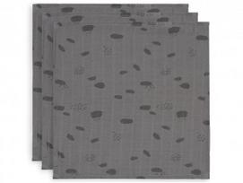 Jollein muslino merliukai 15 x 21 cm Spot Storm Grey 3vnt