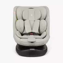 Automobilinė kėdutė KikkaBoo i-Round i-size 40-150cm Light Grey