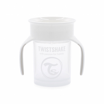 Twistshake baltas 360° gertuvės buteliukas nuo 6 mėn. 78931