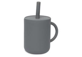 Jollein silikoninis gėrimo puodelis Storm Grey