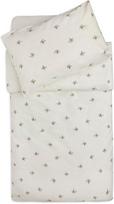 Jollein patalynės komplektas kūdikiui Rosehip White – 100x140 cm, 100% medvilnė