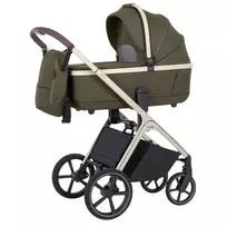 Universalus vežimėlio komplektas Carrello Vector 2in1 Deep Green