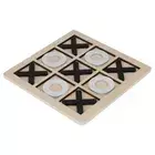 Mega kūrybingas Tic-Tac-Toe – medinė dėlionė ir loginis žaidimas vaikams