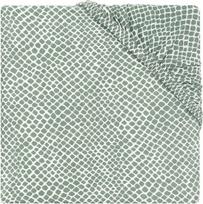 Jollein lopšio paklodė Jersey Snake Ash Green 40x80/90 cm