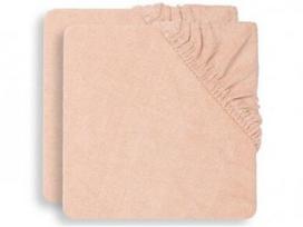 Jollein vystymo pagalvės užvalkalai Badstof Pale Pink 50x70 cm (2 vnt.)