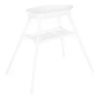 Carrello Auri stovas vonelei Pearl White – stabilus ir patogus maudynėms
