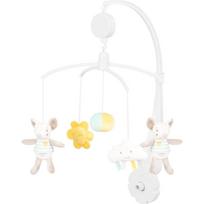 Muzikinė karuselė kūdikiui Joyful Mice – raminanti lopšinė ir žaismingas dizainas