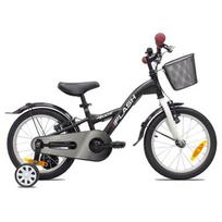 4KIDS Vaikiškas dviratis Flash 16" , juodas