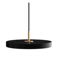 Kabantis šviestuvas juodos spalvos LED su pritemdymo funkcija ø 31 cm su metaliniu gaubtu Asteria Plus Mini – UMAGE