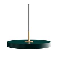 Kabantis šviestuvas tamsiai žalios spalvos LED ø 31 cm su metaliniu gaubtu Asteria Mini – UMAGE