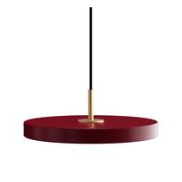 Kabantis šviestuvas raudonos spalvos LED ø 31 cm su metaliniu gaubtu Asteria Mini – UMAGE