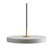 Kabantis šviestuvas šviesiai pilkos spalvos LED ø 31 cm su metaliniu gaubtu Asteria Mini – UMAGE