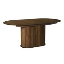 Prailginamas valgomojo stalas su papildomu stalviršiu iš ąžuolo 95x180 cm Nola – Unique Furniture