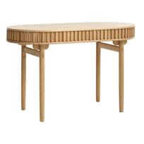 Rašomasis stalas iš ąžuolo 60x120 cm Carno – Unique Furniture