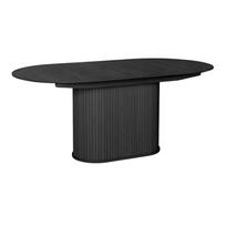 Prailginamas valgomojo stalas su papildomu stalviršiu iš ąžuolo 95x180 cm Nola – Unique Furniture